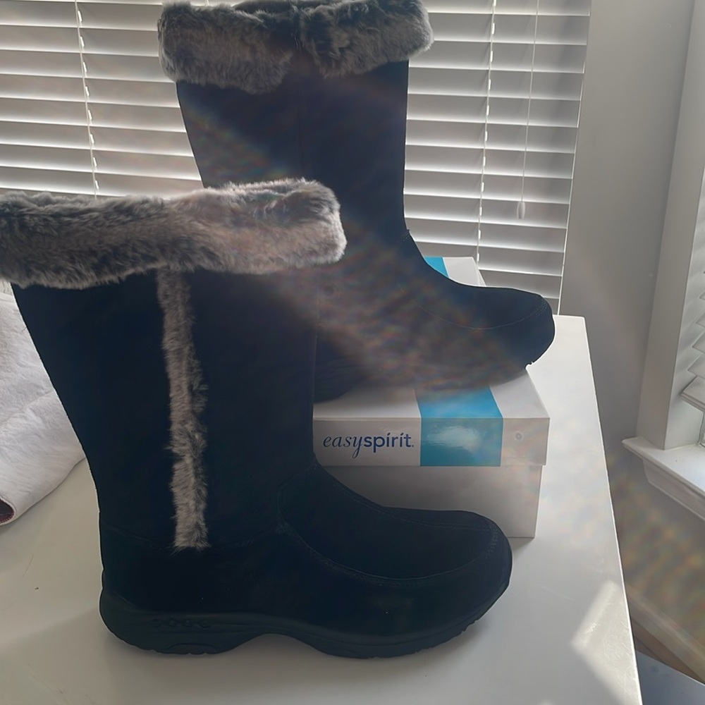 NIB easy spirit topmastert black boots